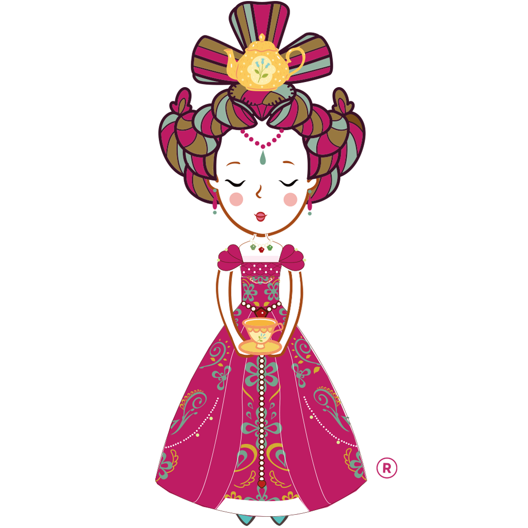 Herbal Tea tea lady illustration